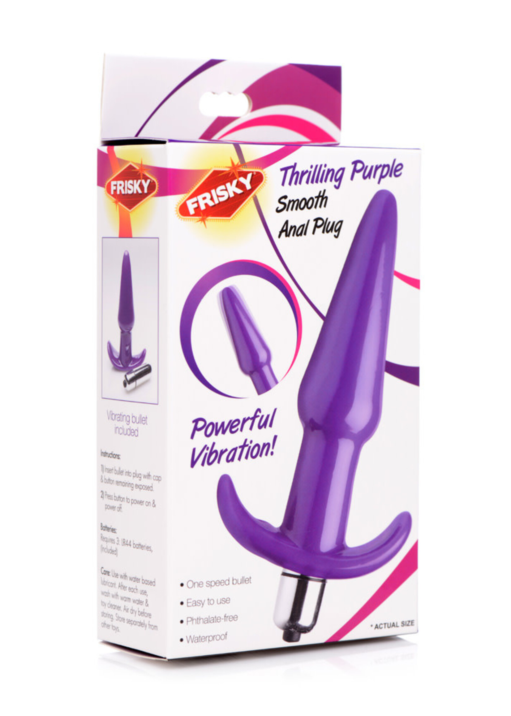 XR Brands Frisky Frisky Thrilling Smooth Anal Plug