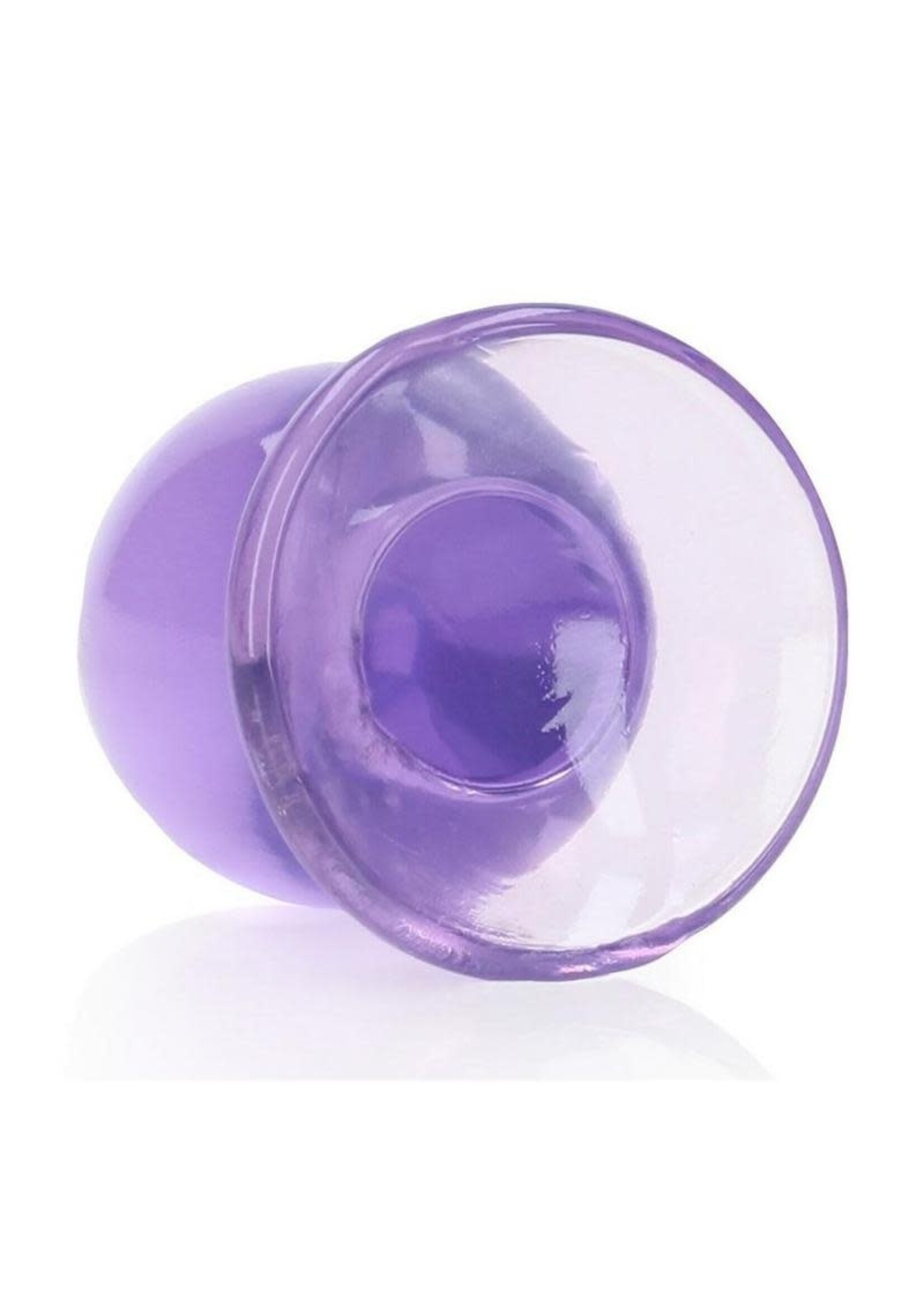 Shots RealRock Realrock Crystal Clear Anal Plug 3.5"