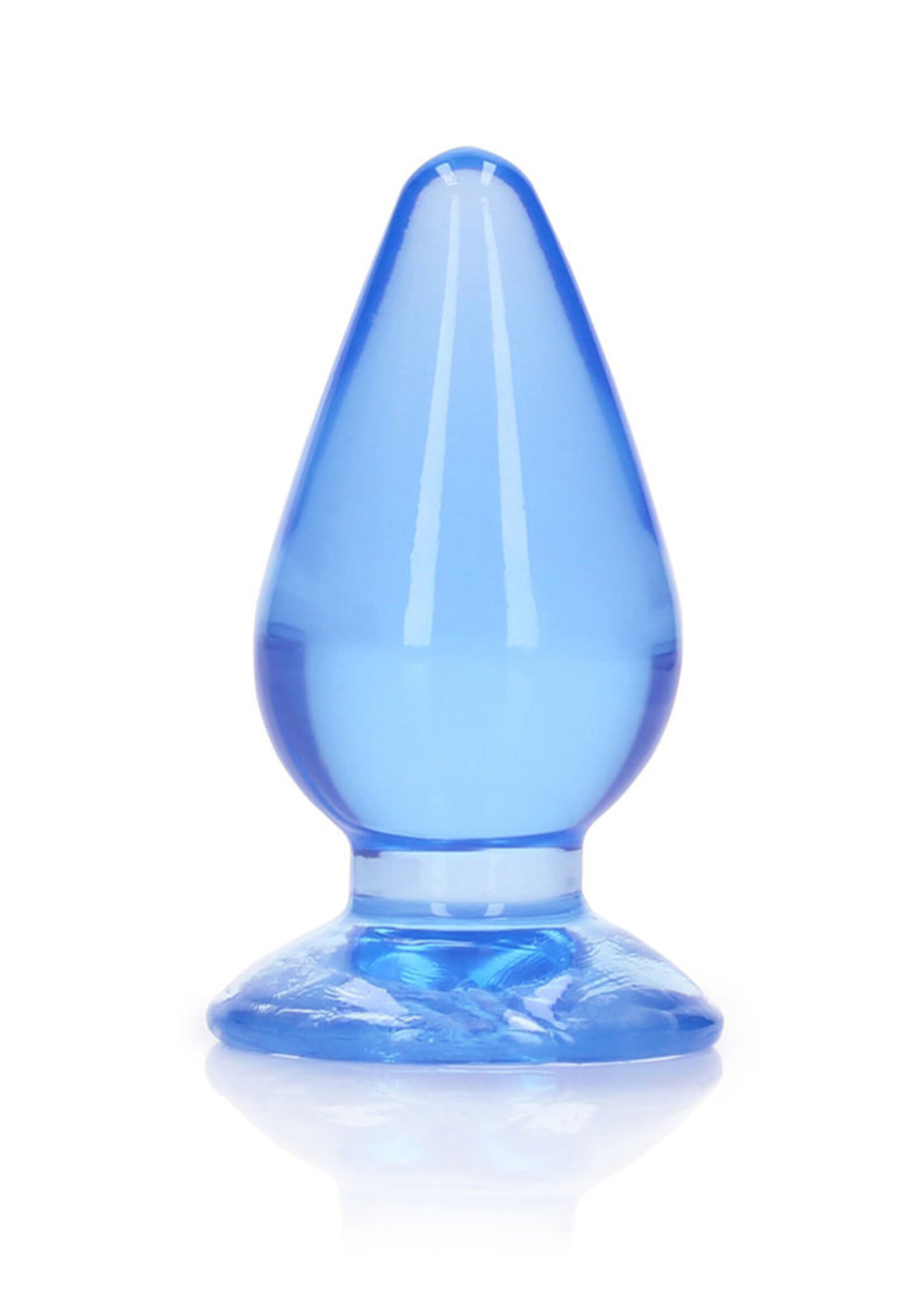 Shots RealRock Realrock Crystal Clear Anal Plug 3.5"