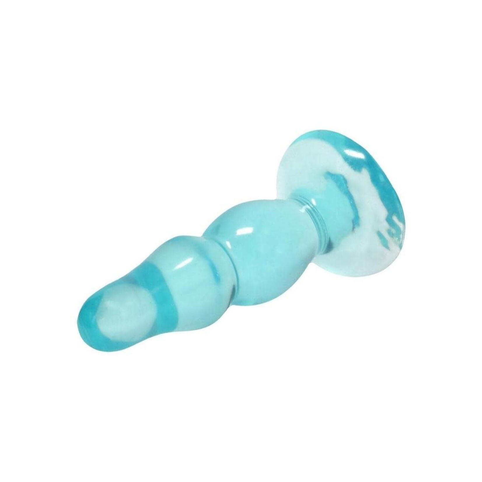 Doc Johnson Crystal Jellies - Novice Pop Plug - 4 Inch