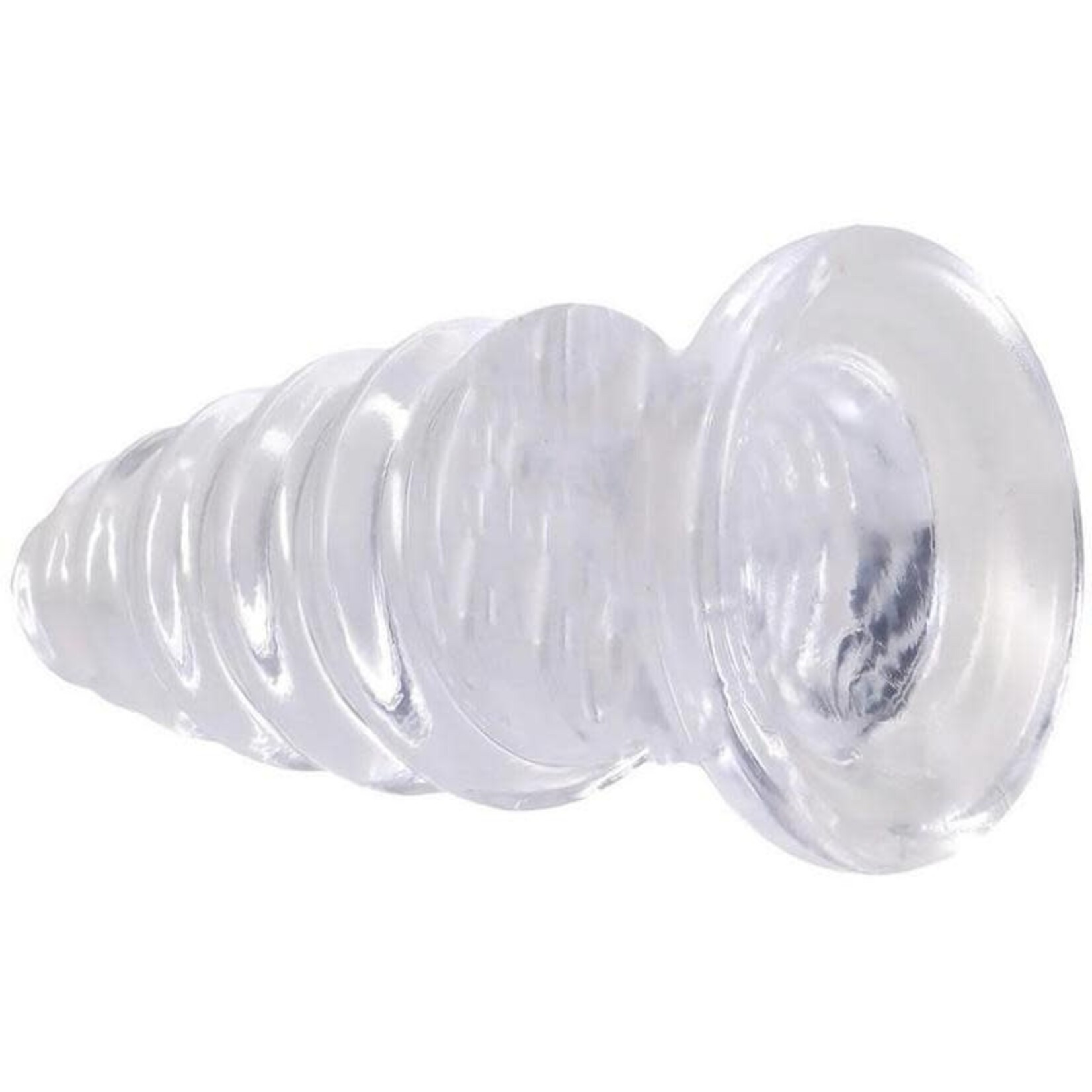 Doc Johnson Crystal Jellies Anal Twist 6In - Clear