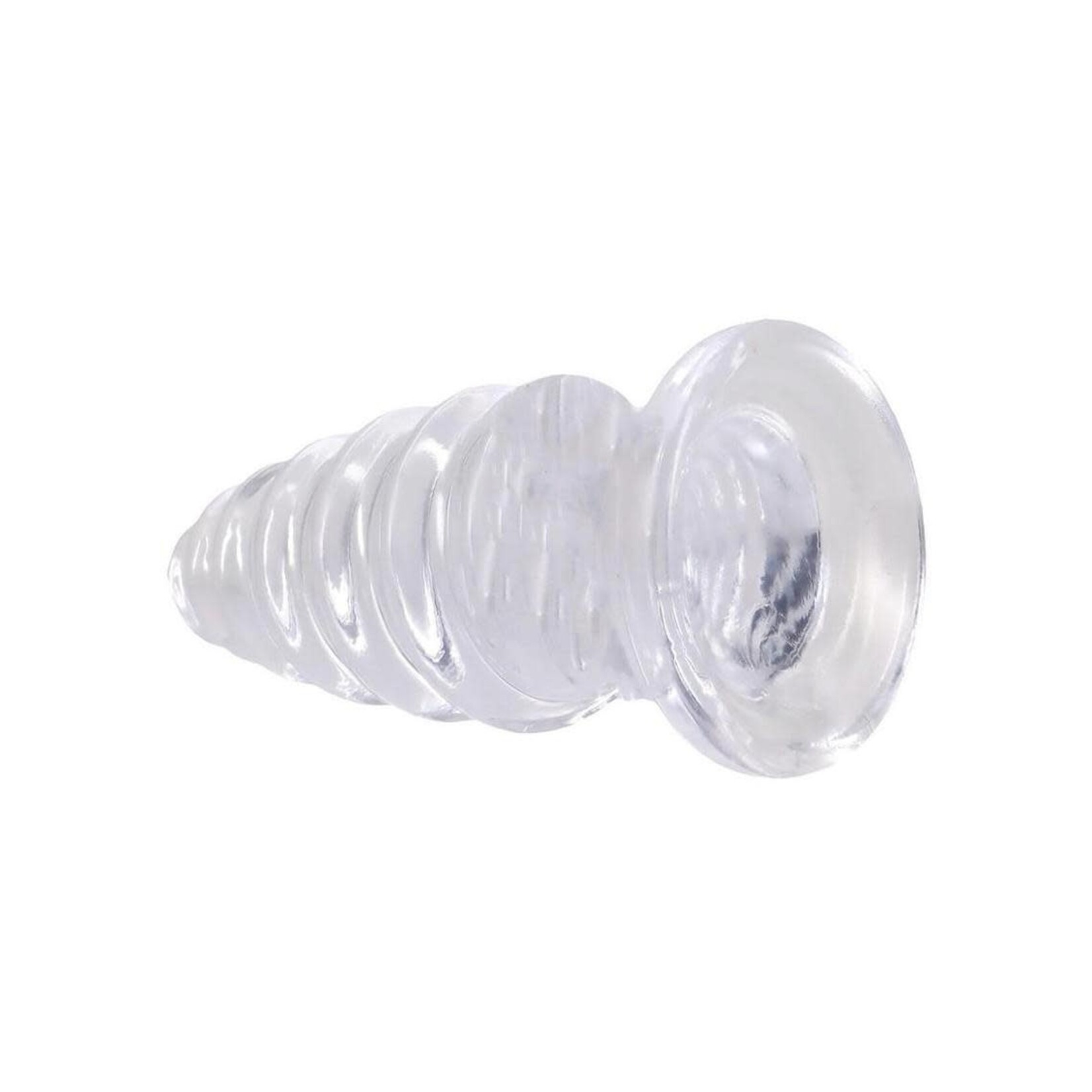 Doc Johnson Crystal Jellies Anal Twist 6In - Clear