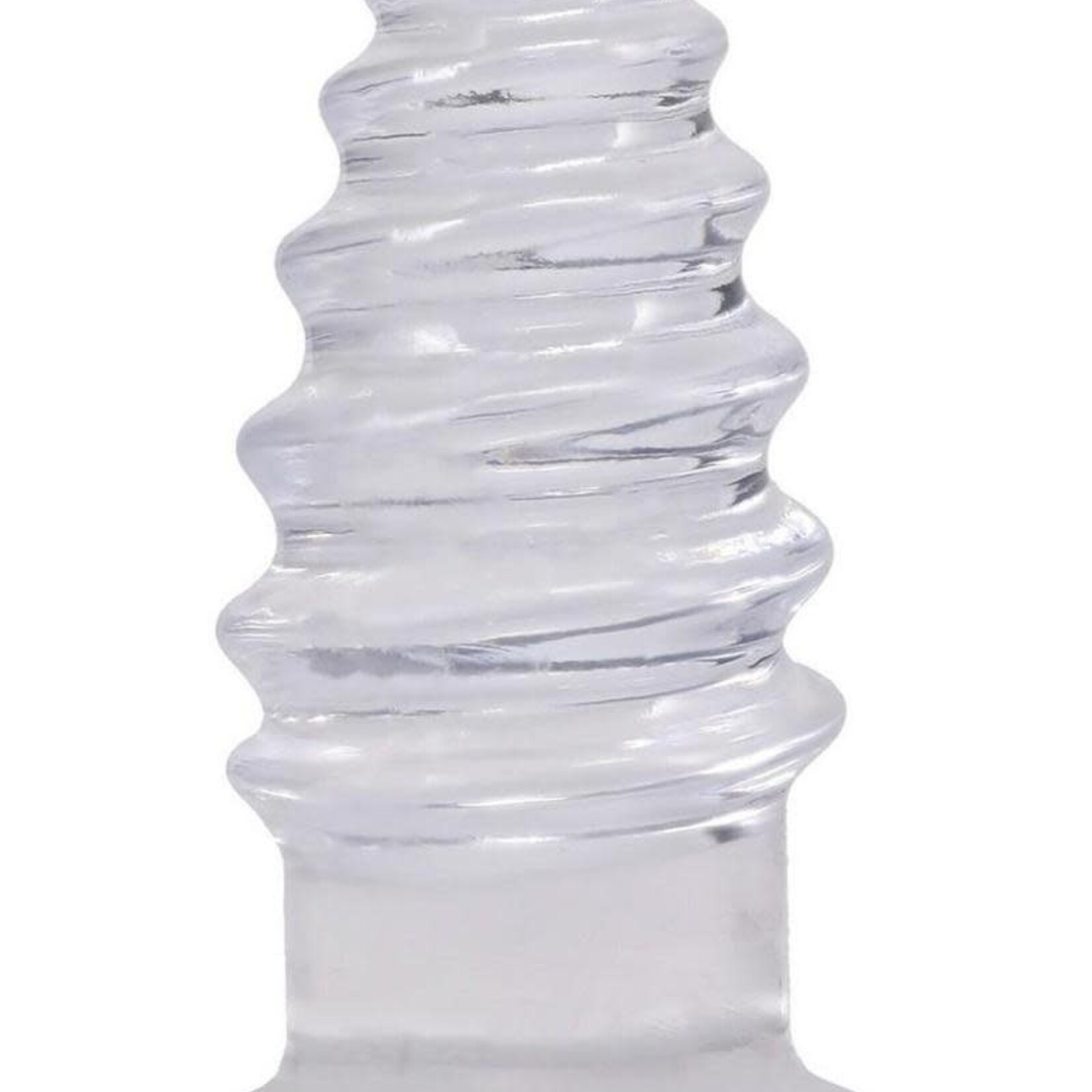 Doc Johnson Crystal Jellies Anal Twist 6In - Clear