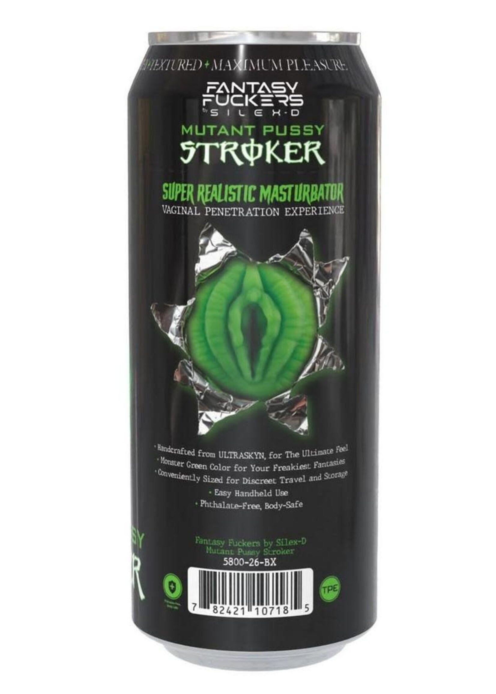 Doc Johnson Fantasy Fuckers by Silex-D Mutant Stroker - Pussy - Green