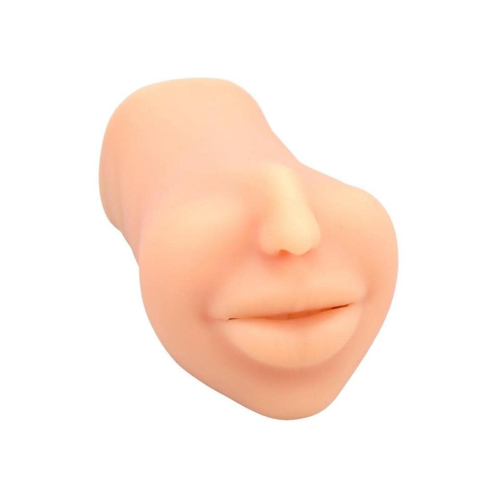 Doc Johnson Super Sucker Cum Guzzler Ultraskyn Masturbator - Male Mouth - Vanilla