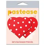 Pastease Pastease Heart w/Polka Dot - Red/White O/S