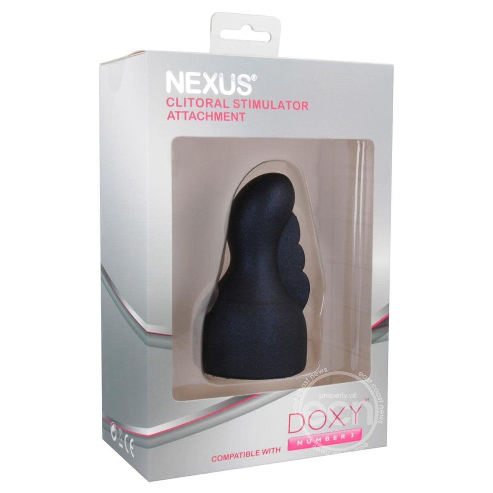 Doxy Doxy Number 3 Clitoral Stimulator Attachment Silicone Dark Blue