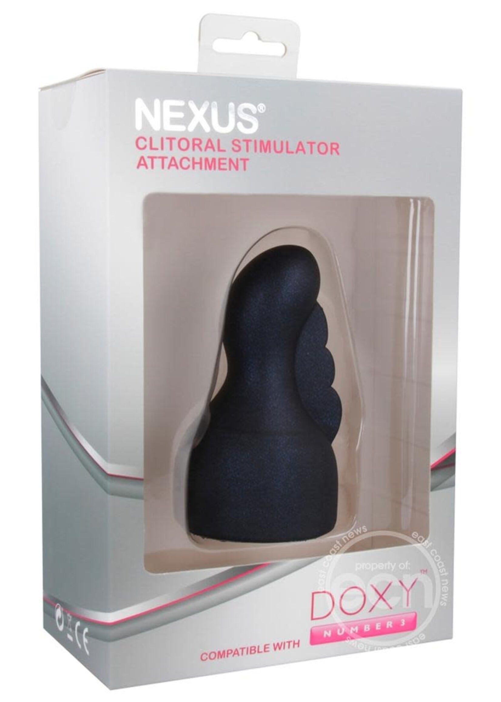 Doxy Doxy Number 3 Clitoral Stimulator Attachment Silicone Dark Blue