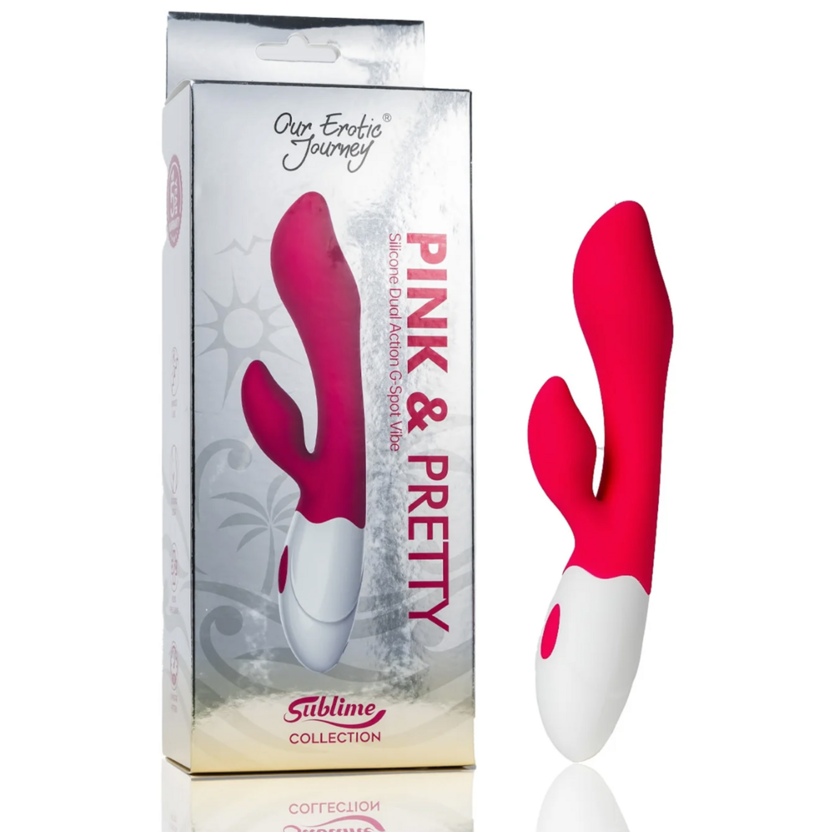 Our Erotic Journey Sublime Pink & Pretty Silicone Dual Action G-Spot Vibe
