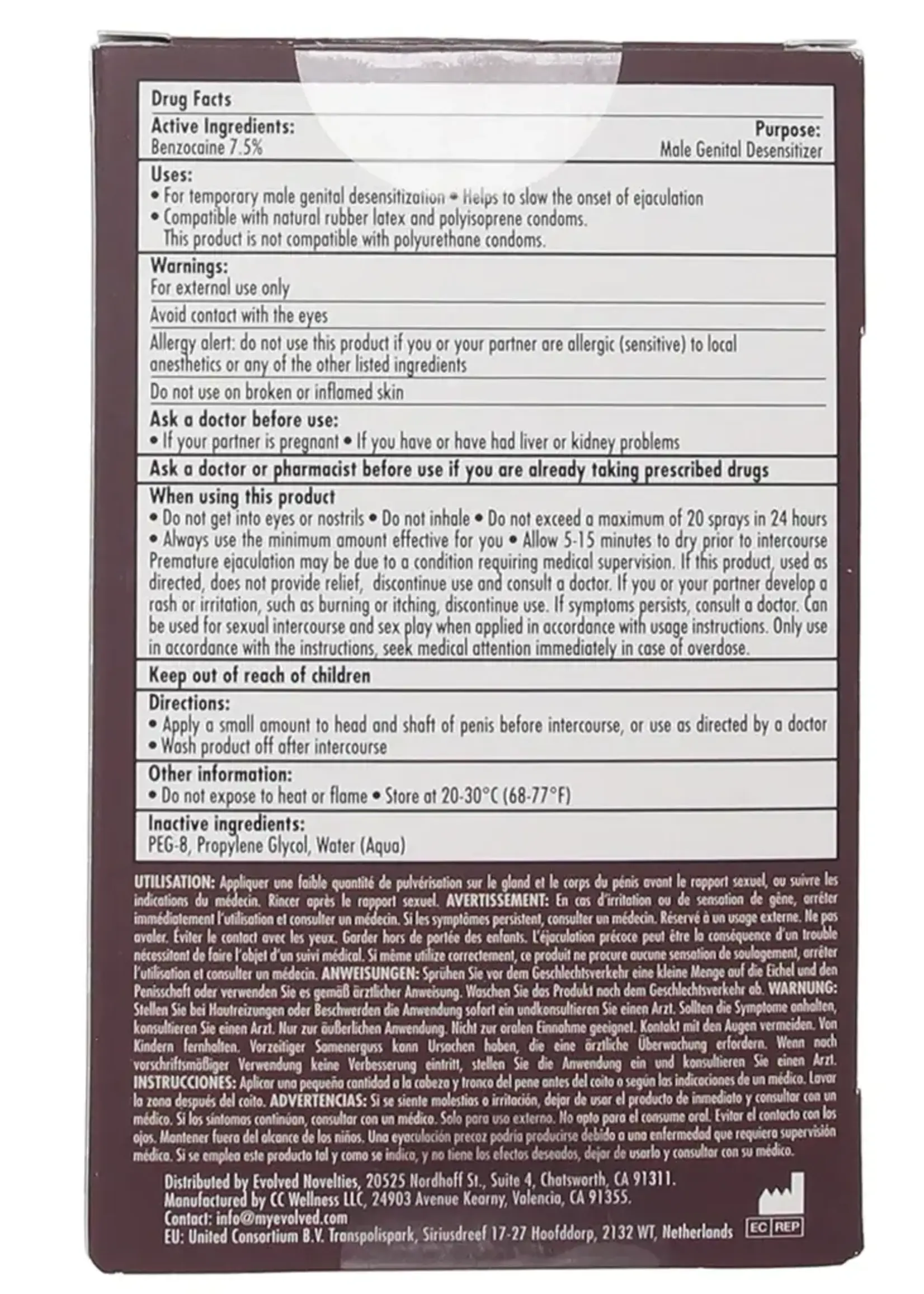 Zero Tolerance Zero Tolerance The Extra Mile Delay Spray