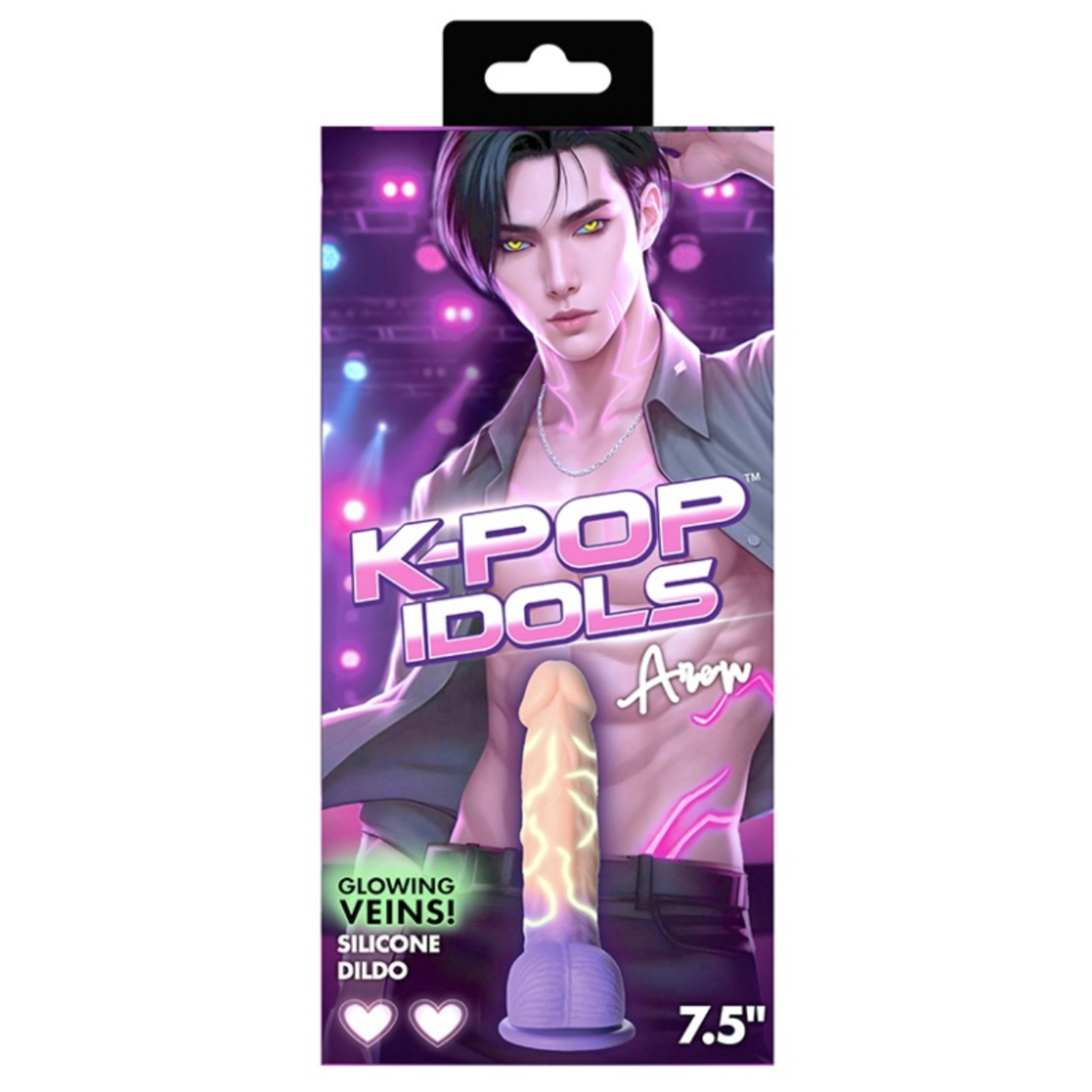 K-Pop Idols Aren Silicone Dildo With Balls