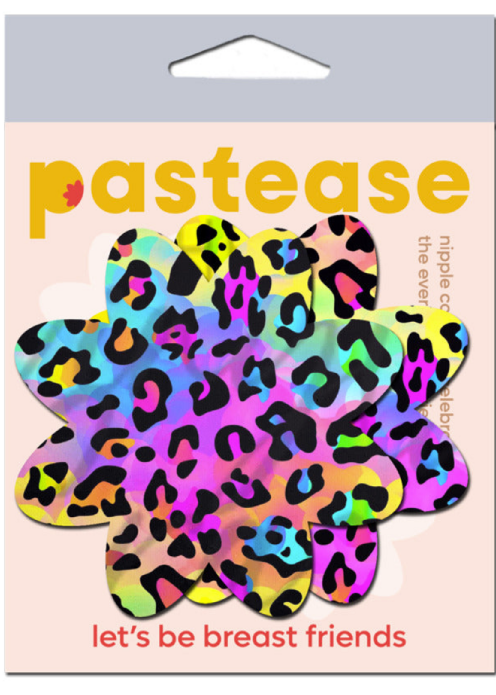 Pastease Pastease Cheetah Leopard Print Petal - Rainbow O/S