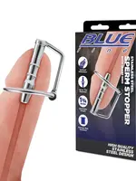 Blue Line Men Stainless Steel Sperm Stopper With Glans Ring