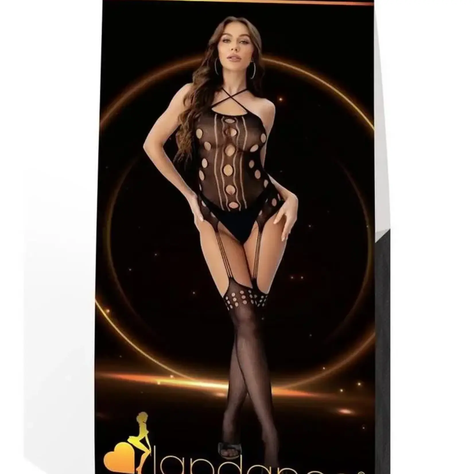 LapDance Suspender Hose Bodystocking - O/S