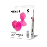 Size Up Silicone Nipple Suckers - XLarge - Pink