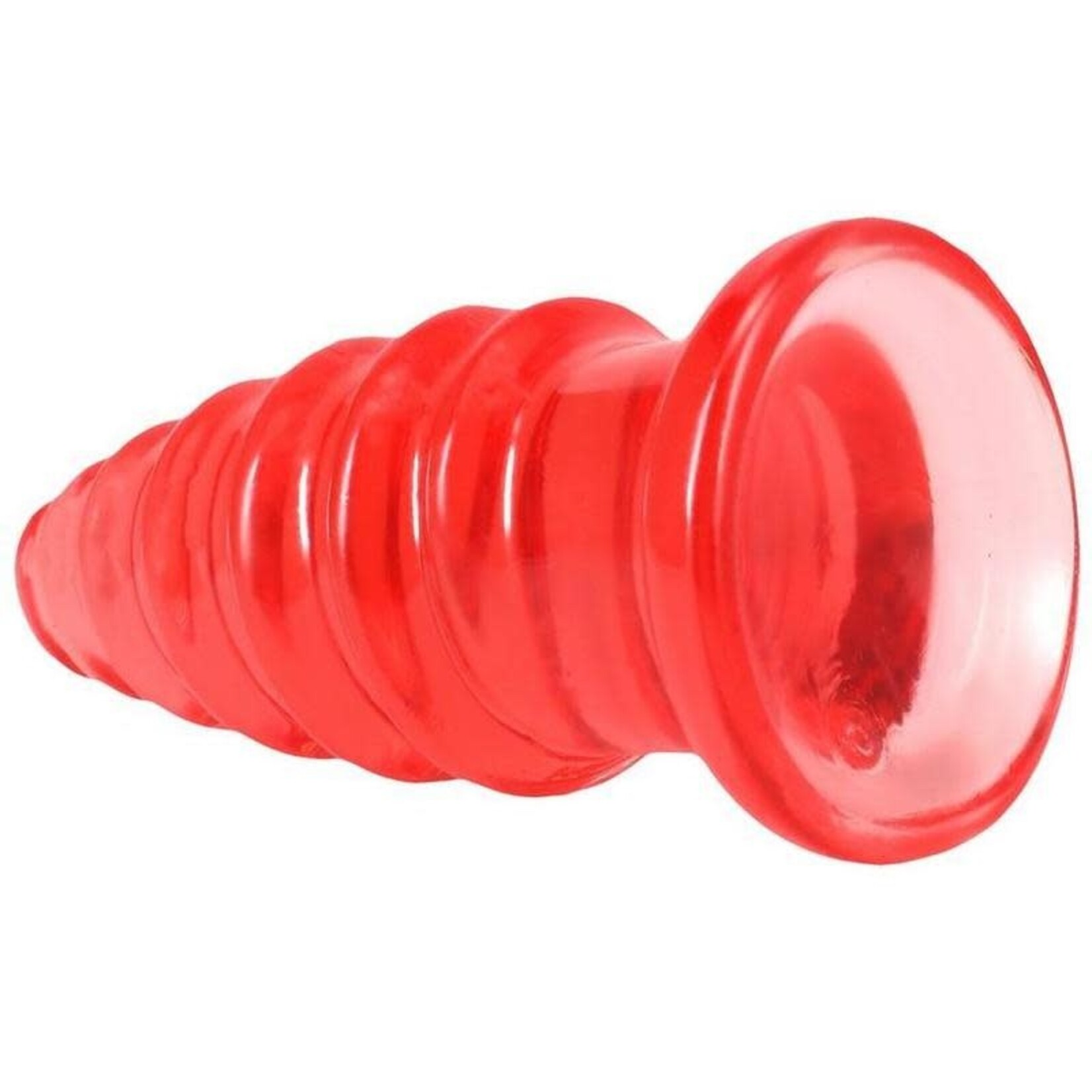 Doc Johnson Crystal Jellies Anal Twist 7In - Pink