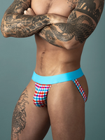 Male Power Soo Cumfy Gingham Jock