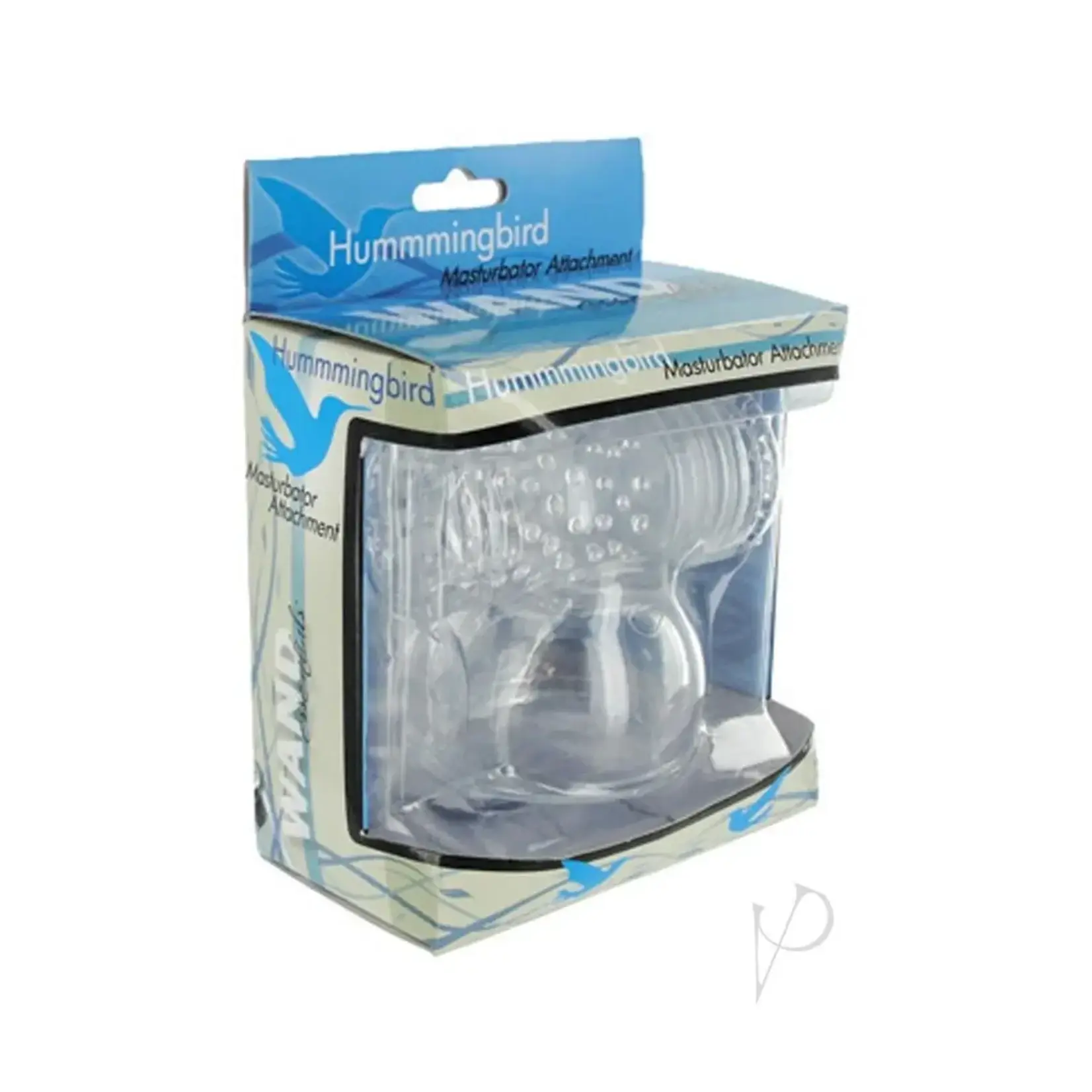 XR Brands Wand Essentials Hummmingbird Masturbator Attachment - Clear