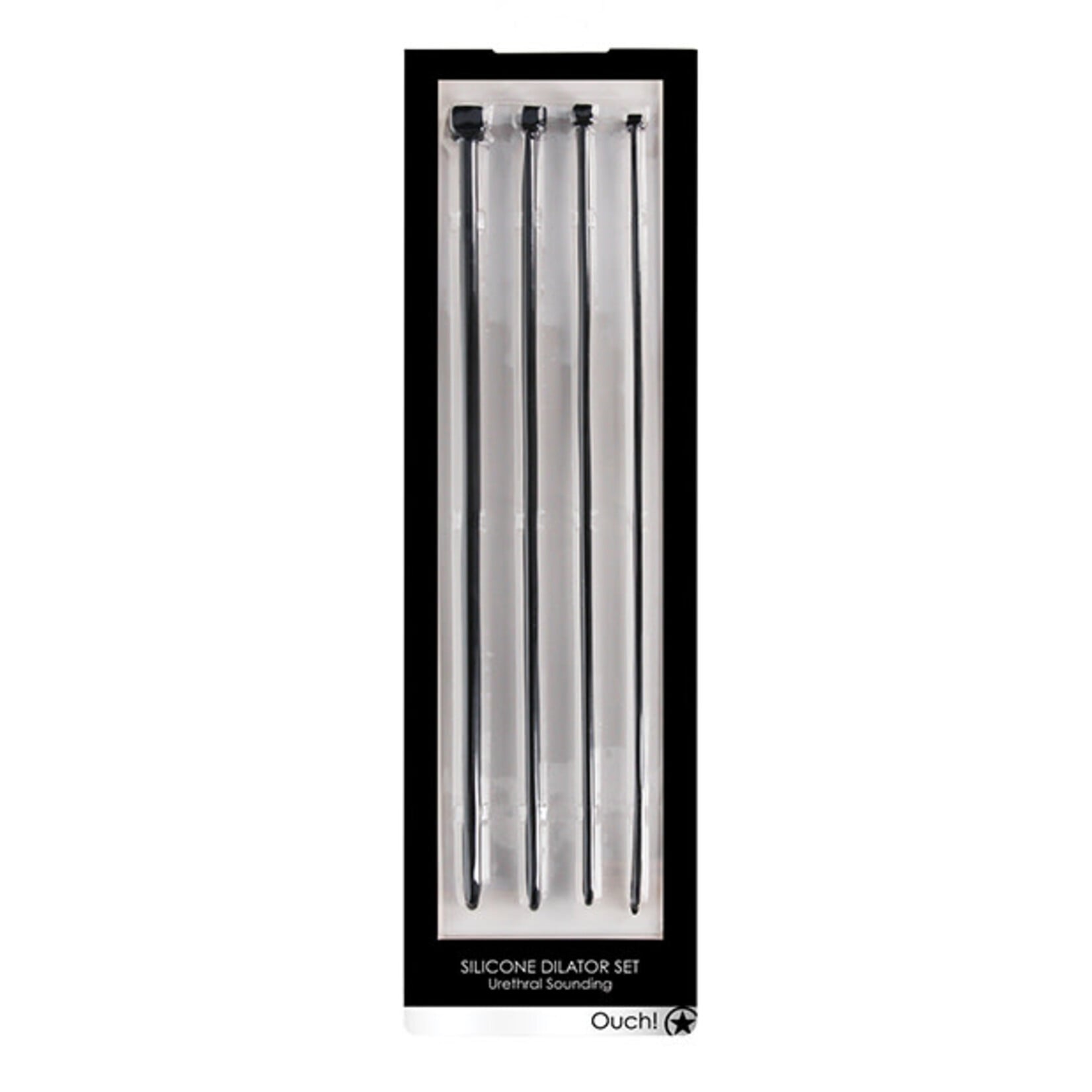 Ouch Shots Ouch Urethral Sounding Dilator Set - Black