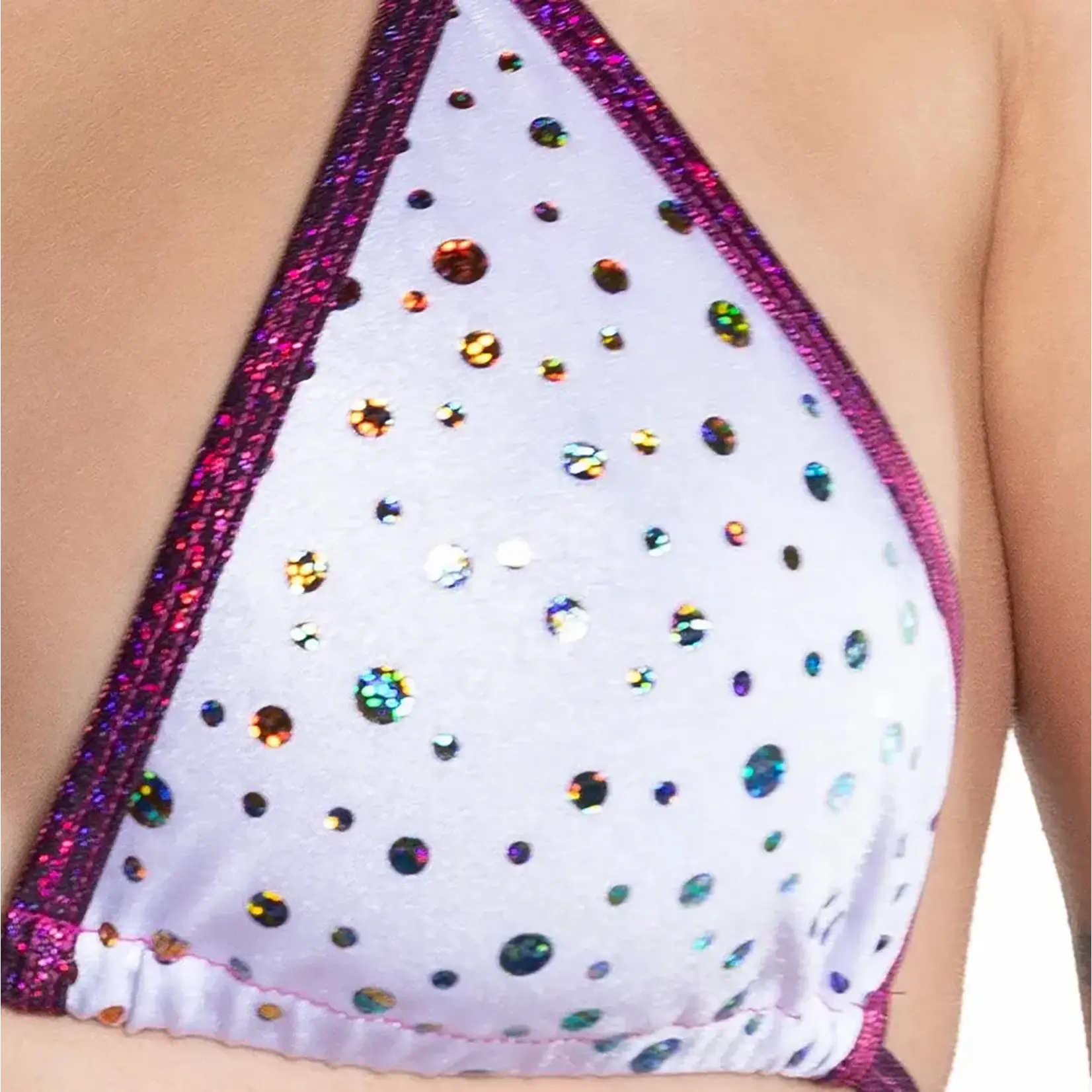 Midnight Ballerina Midnight Ballerina Rainbow Confetti Bikini - O/S