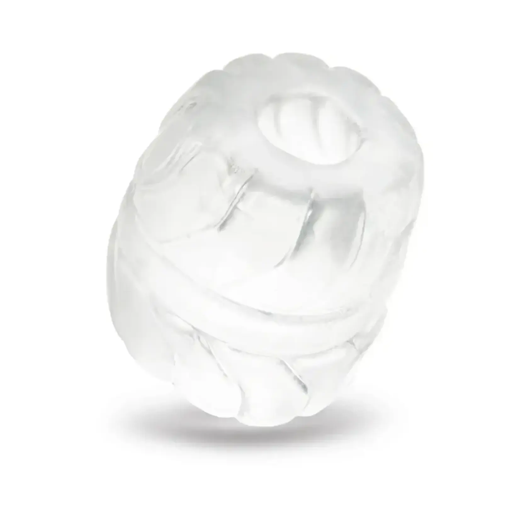 B-Vibe B-Vibe Stretch Tech Barrel Ultra Stretchy Cock Ring - Clear