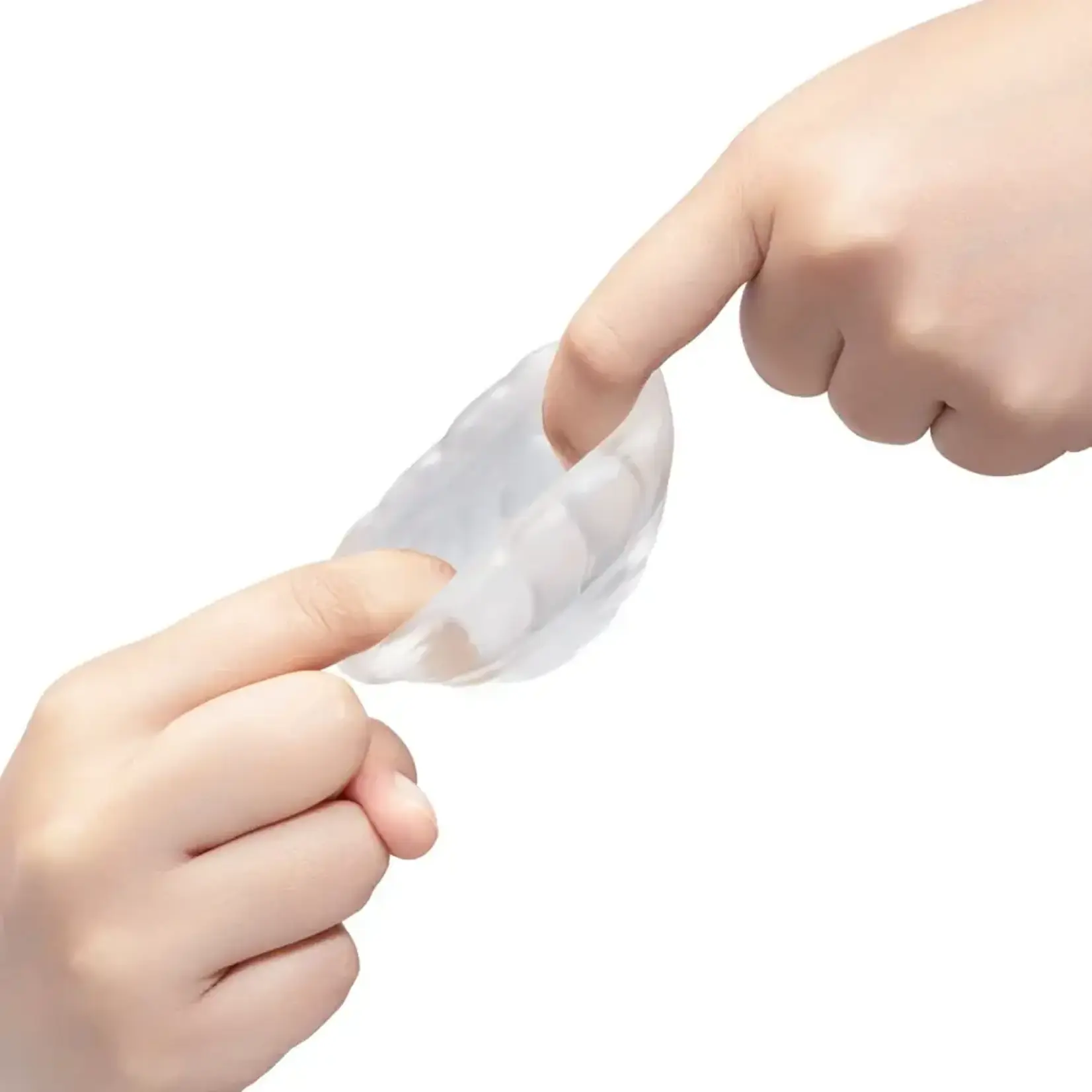 B-Vibe B-Vibe Stretch Tech Barrel Ultra Stretchy Cock Ring - Clear