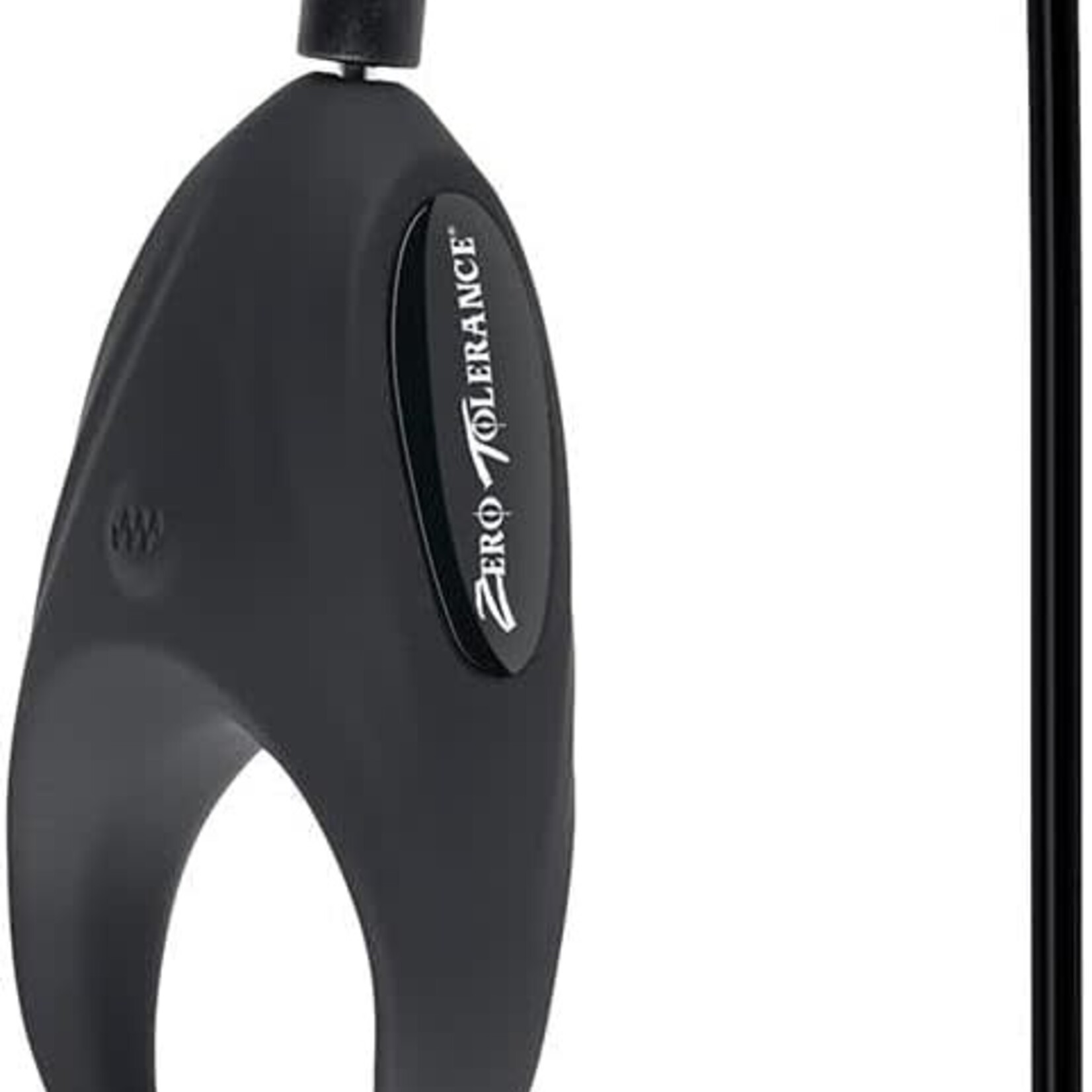 Zero Tolerance Zero Tolerance Perfect Fit Rechargeable Silicone Vibrating Adjustable Cock Tie - Black