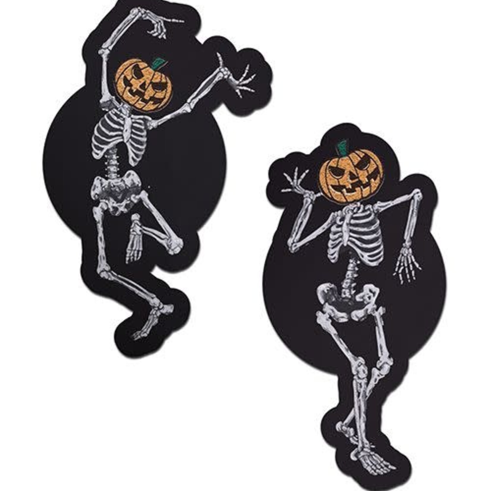 Pastease Pastease Halloween Dancing Skeletons - Black O/S