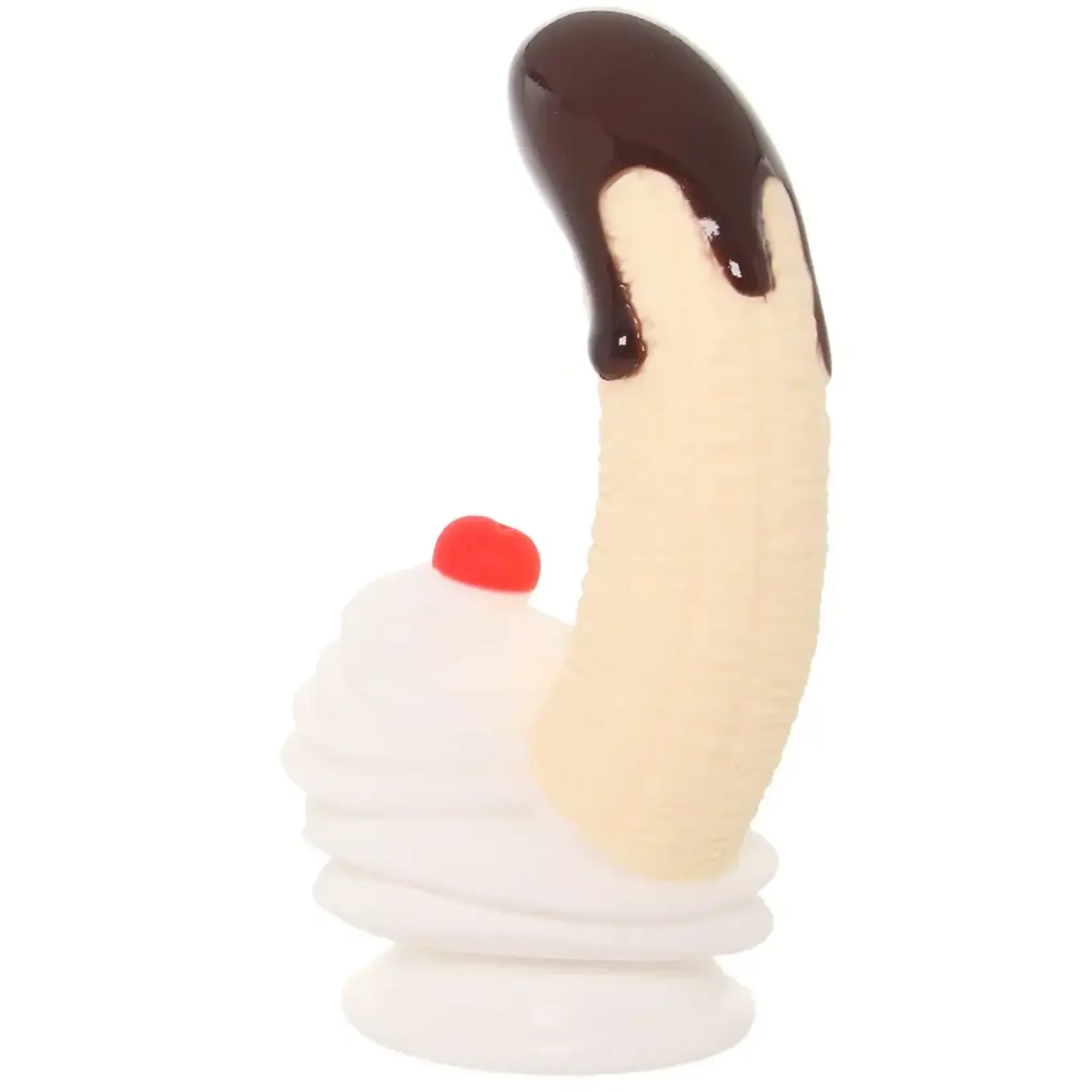 Simply Sweet Chocolate Dipped Banana Split Premium Silicone Dildo