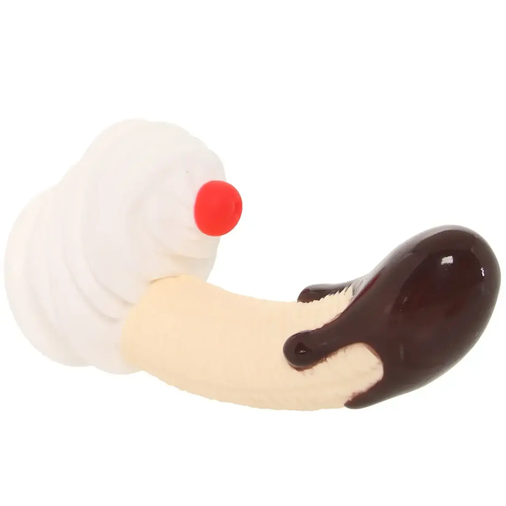 Simply Sweet Chocolate Dipped Banana Split Premium Silicone Dildo