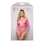 Fantasy Lingerie Wide Awake Rhinestone Top & Panty One Size