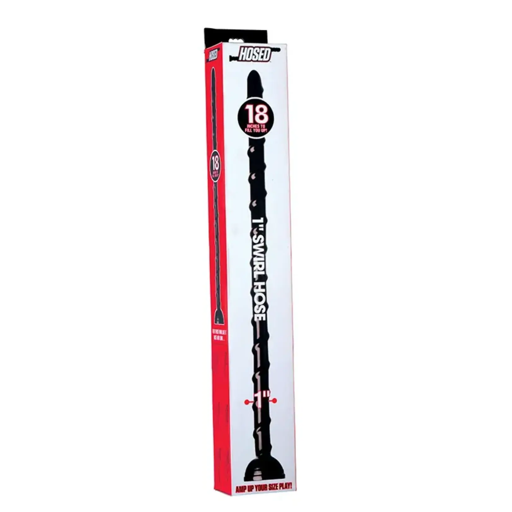 XR Brands Hosed Hosed 18 Inch Swirl Thin Anal Snake