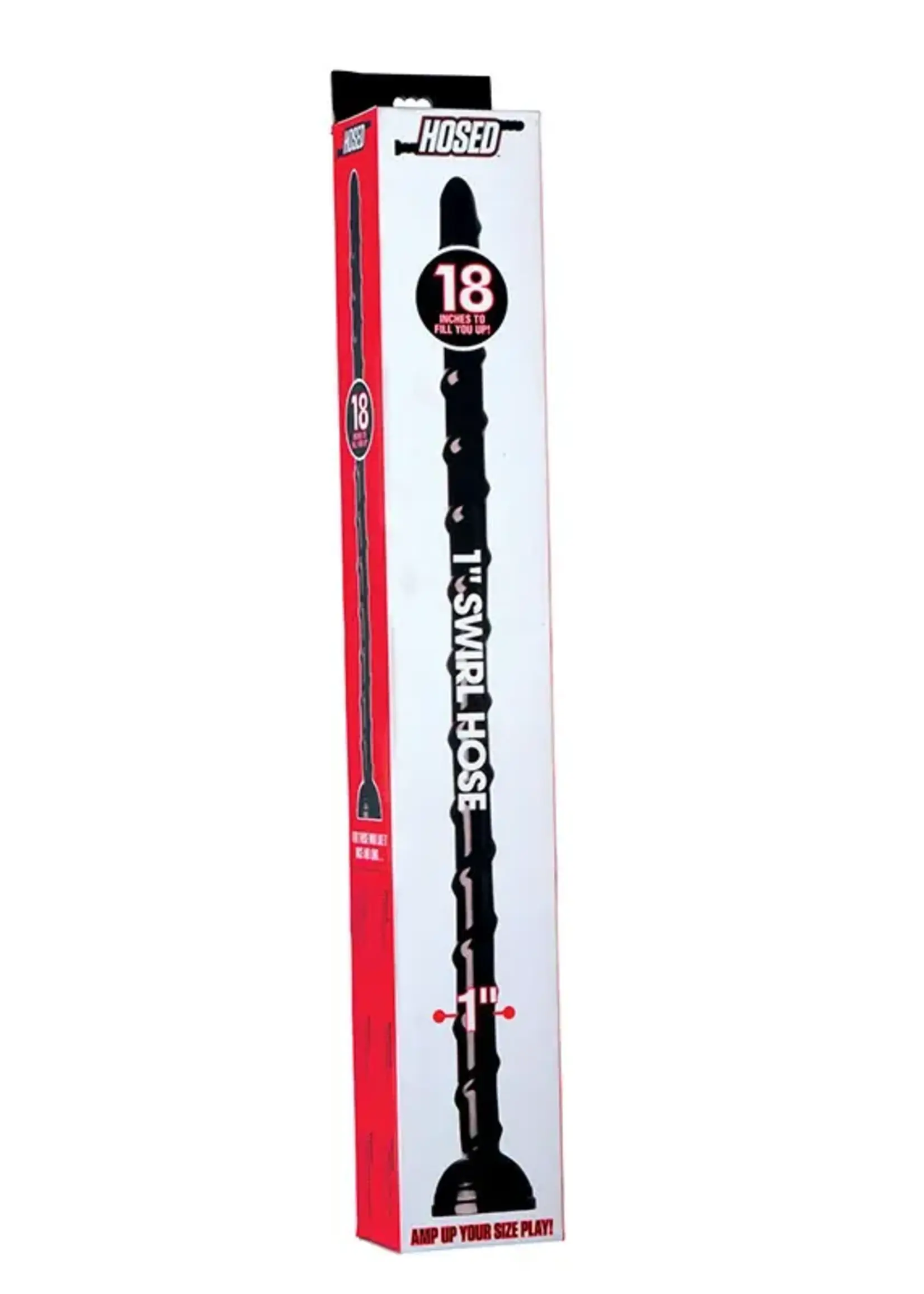 XR Brands Hosed Hosed 18 Inch Swirl Thin Anal Snake