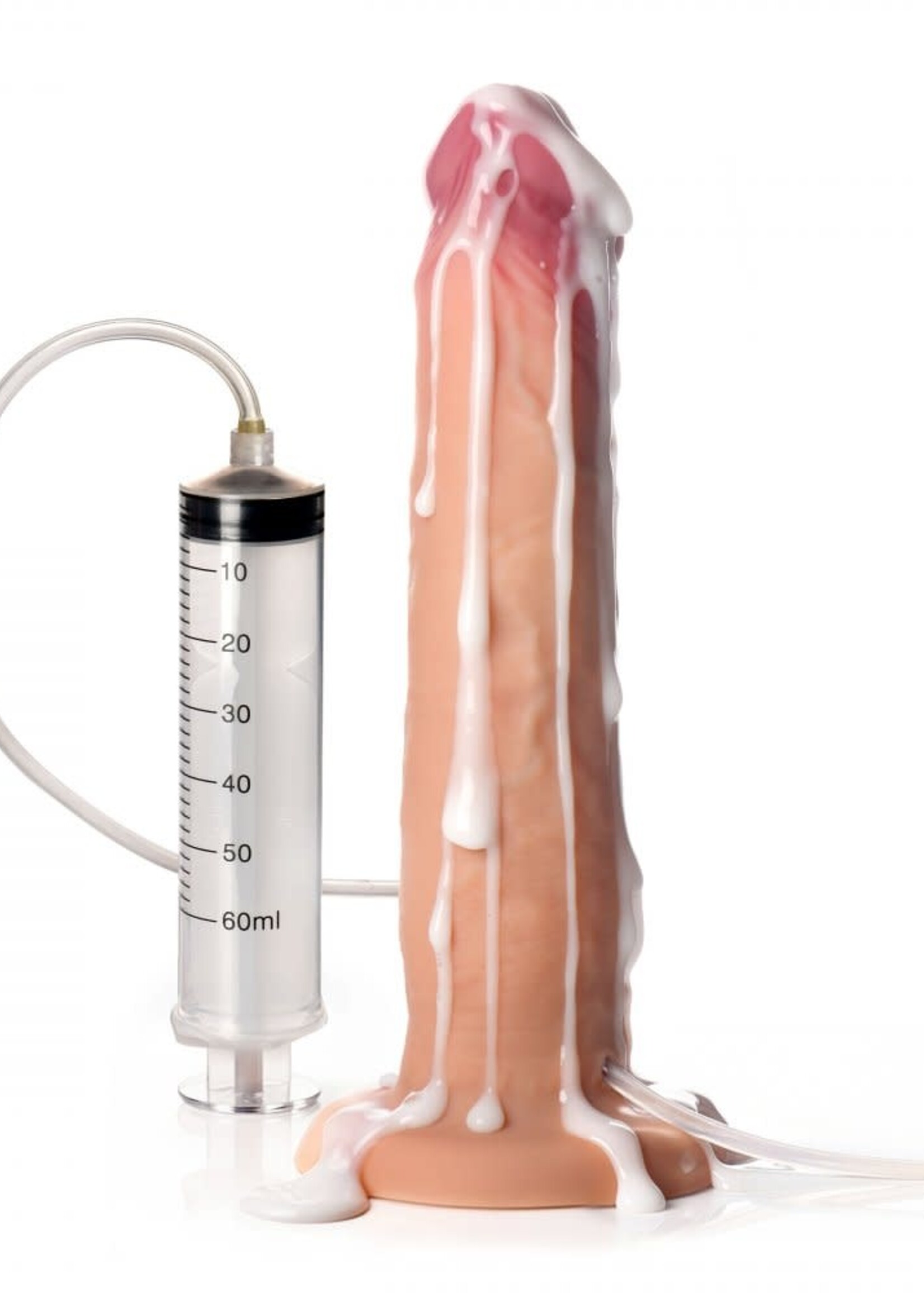 Curve Toys 9.75" Ejaculating Silicone Dildo
