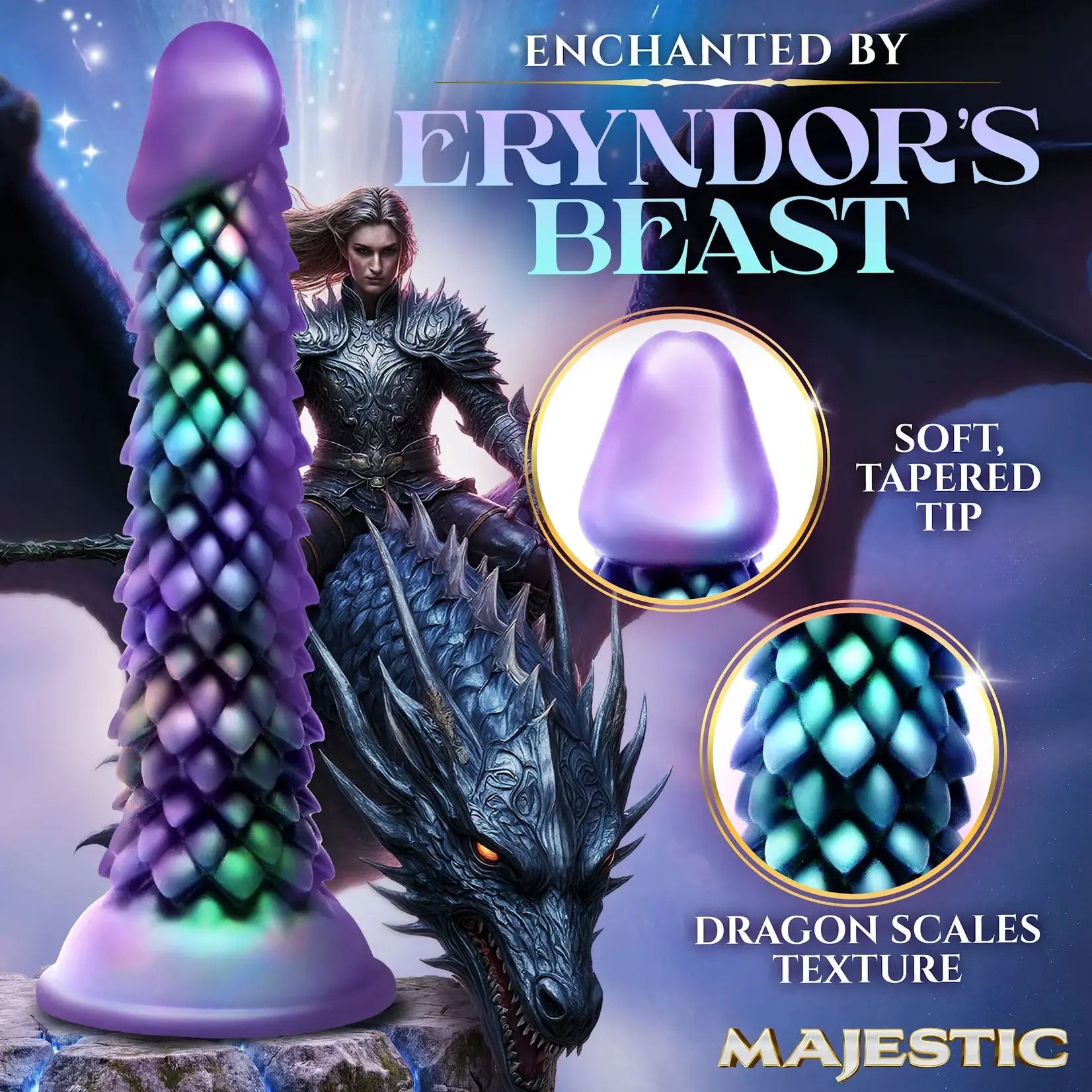 XR Brands Creature Cocks Eryndor Silicone Dildo