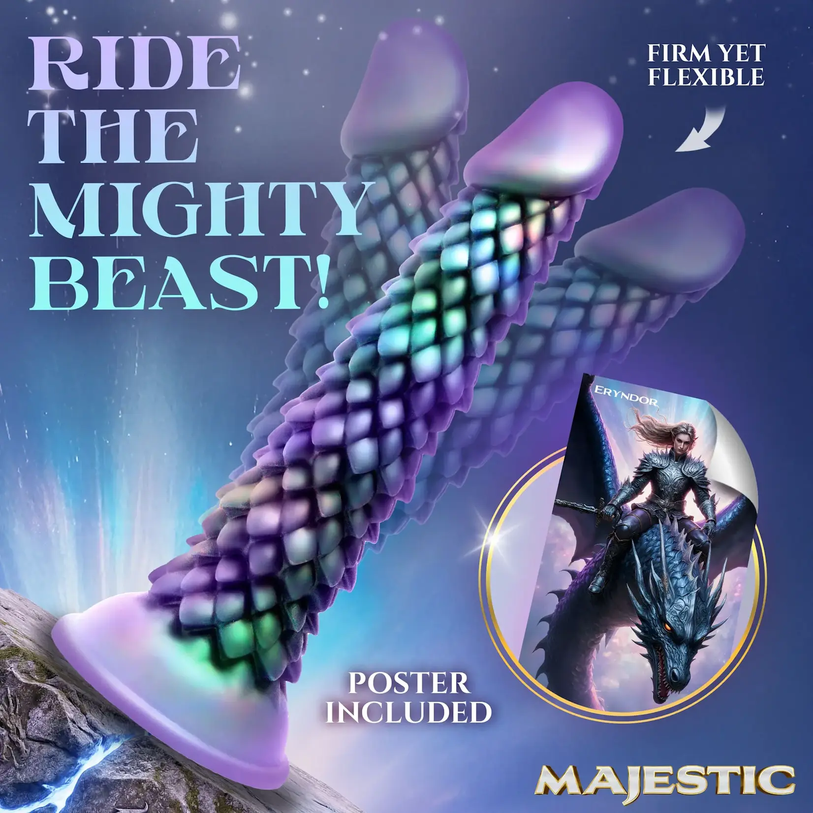 XR Brands Creature Cocks Eryndor Silicone Dildo