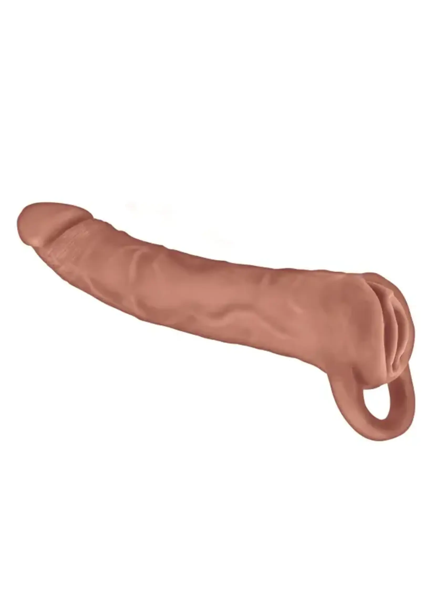 NassToys The Great Extender 2-in-1 Extender & Masturbator - Caramel