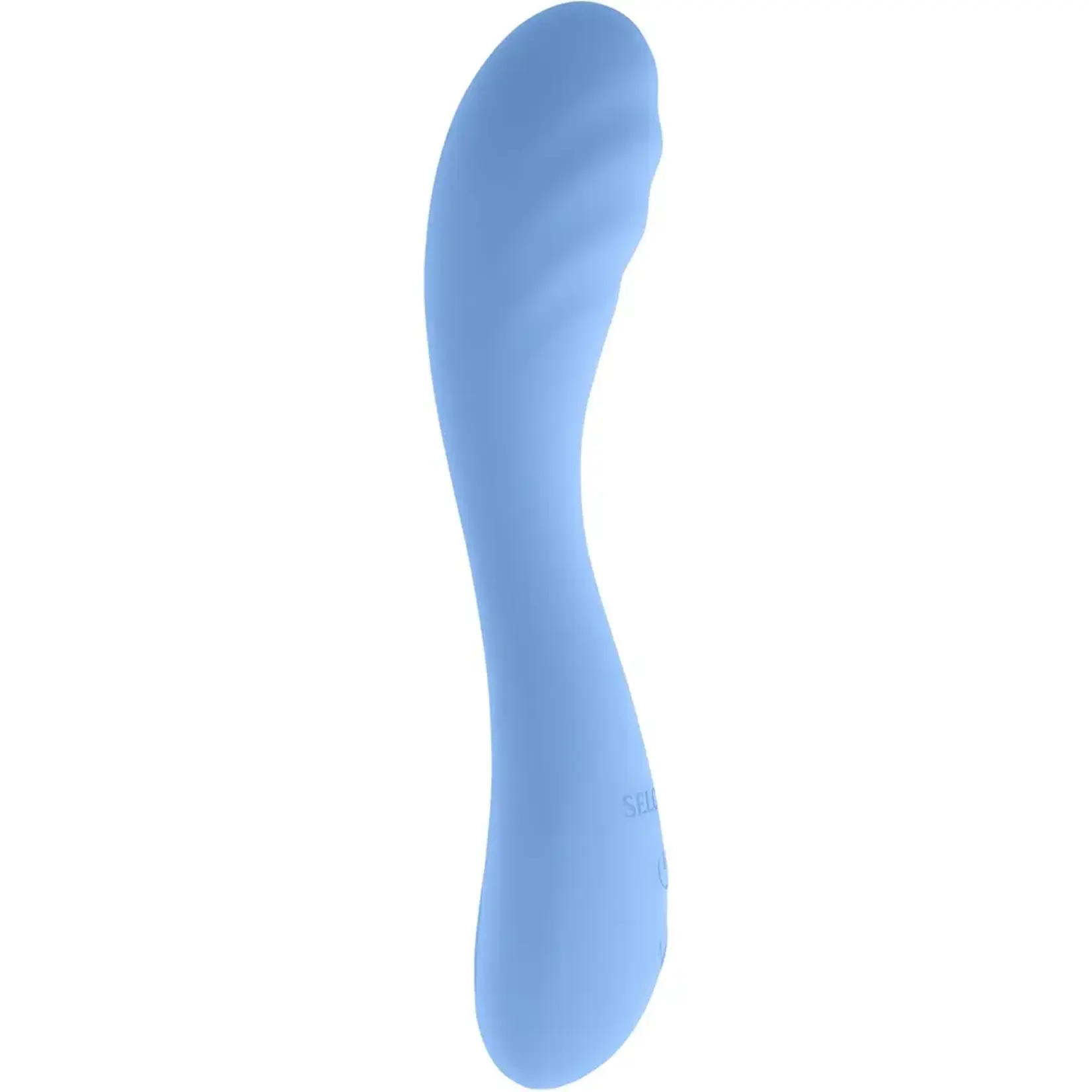 Selopa Selopa Hit The Mark Rechargeable Silicone Curved Vibrator - Blue