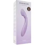 Svakom Svakom Margot Warming Rechargeable Silicone Dual Motor G-Spot Vibrator - Lavender