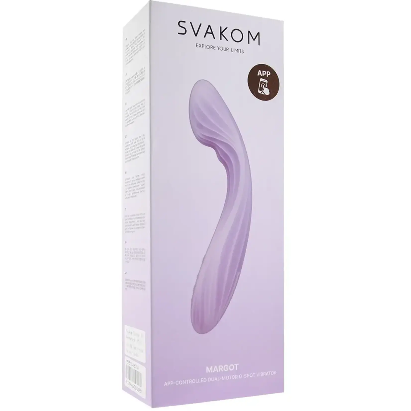 Svakom Svakom Margot Warming Rechargeable Silicone Dual Motor G-Spot Vibrator - Lavender