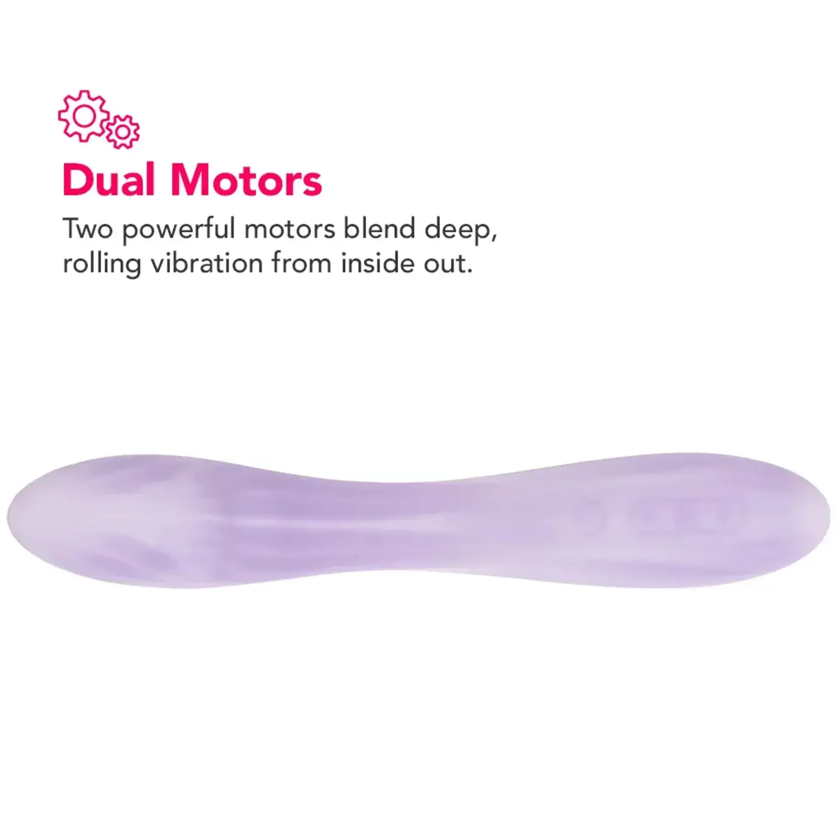 Svakom Svakom Margot Warming Rechargeable Silicone Dual Motor G-Spot Vibrator - Lavender