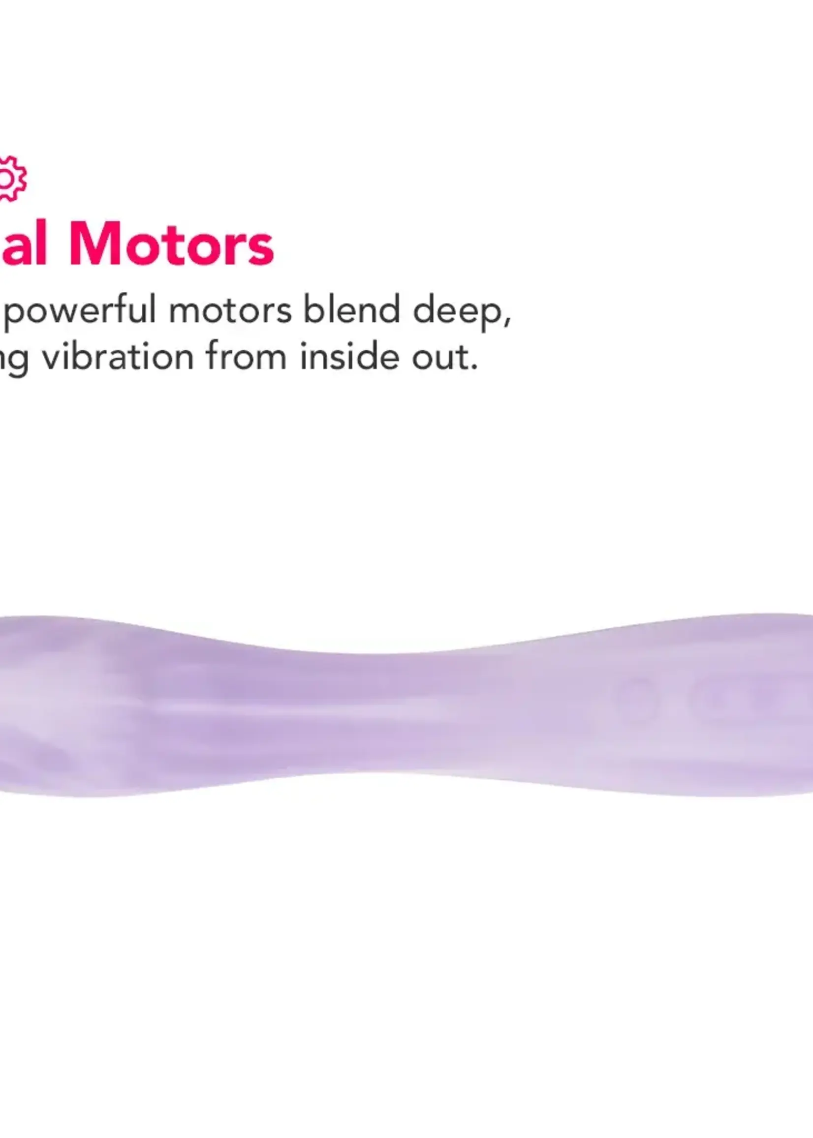 Svakom Svakom Margot Warming Rechargeable Silicone Dual Motor G-Spot Vibrator - Lavender