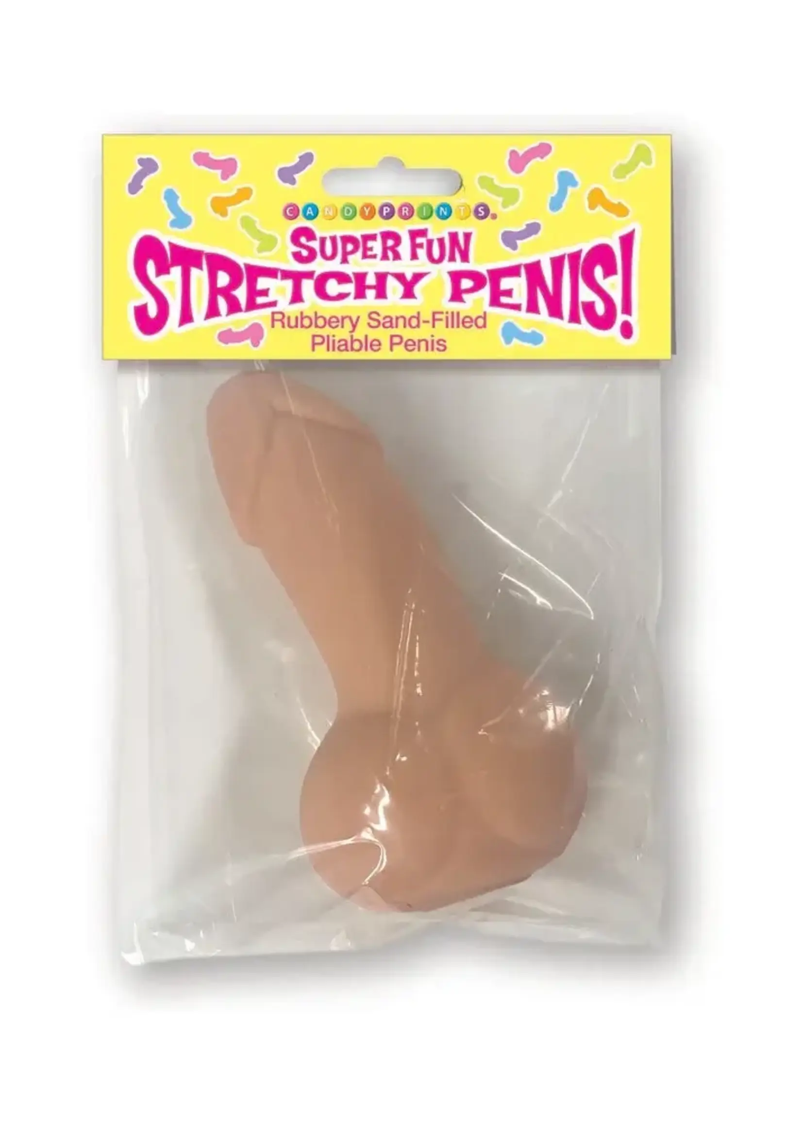 Little Genie Title: Super Fun Stretchy Sand Filled Penis - Vanilla