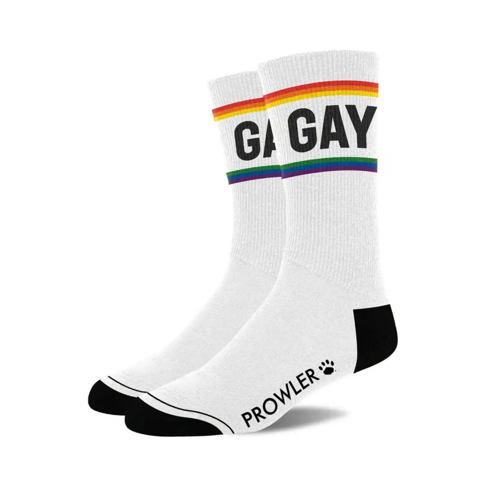 Prowler Prowler GAY Socks - White/Rainbow