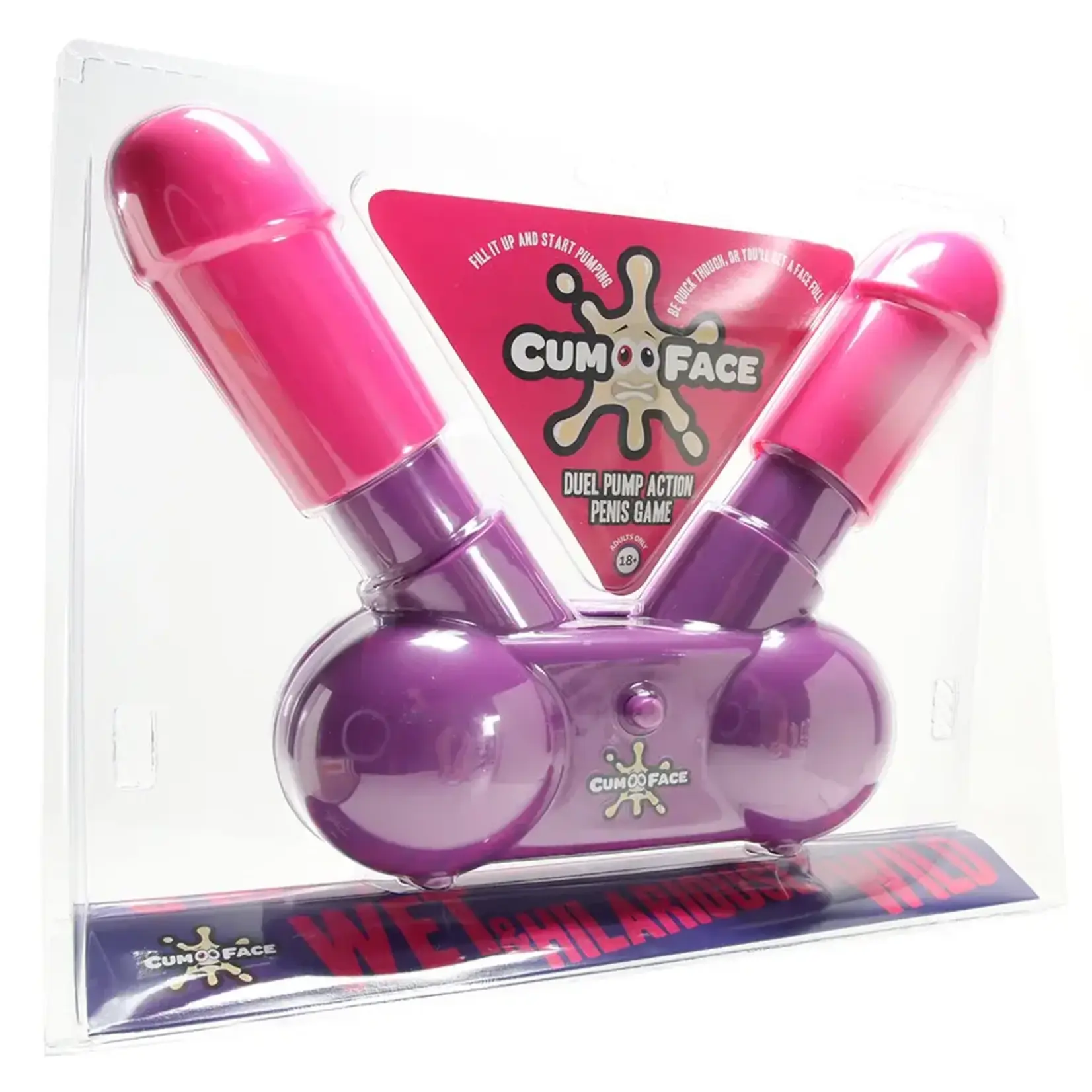HOTT PRODUCTS Cum Face - Duel Pump Action Penis Game