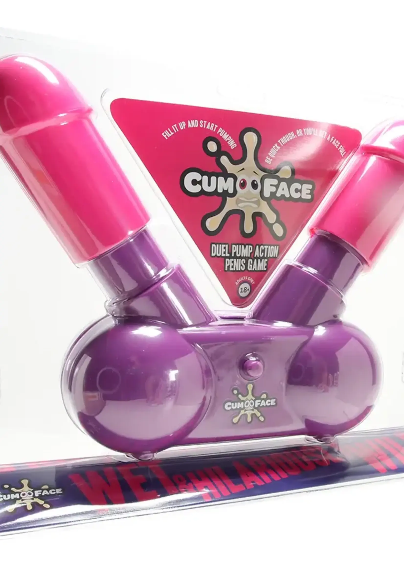 HOTT PRODUCTS Cum Face - Duel Pump Action Penis Game