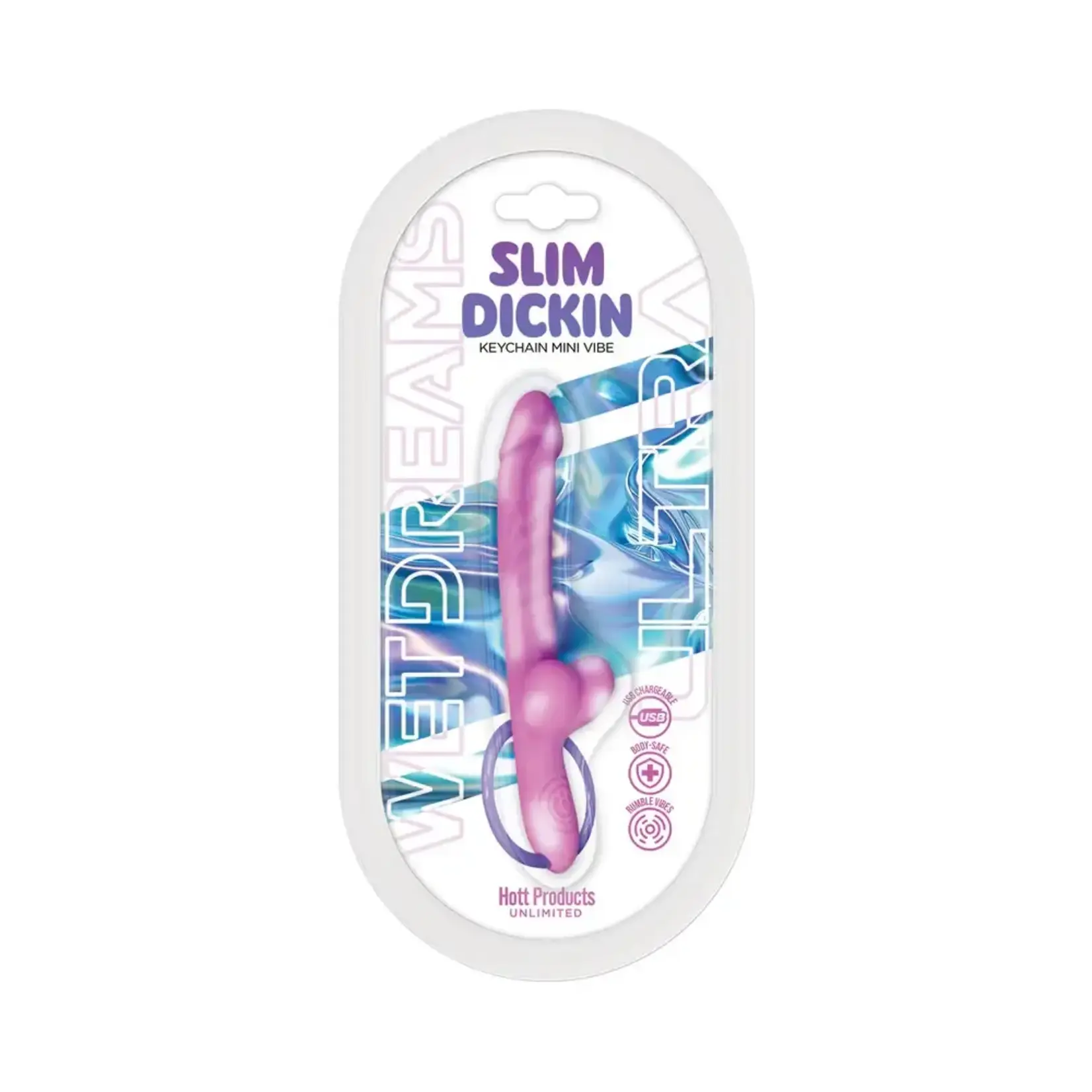 HOTT PRODUCTS Wet Dreams Slim Dickin Lavender