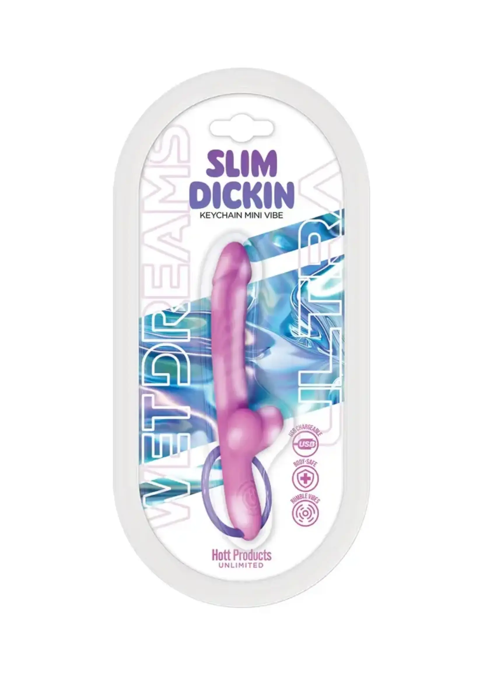 HOTT PRODUCTS Wet Dreams Slim Dickin Lavender