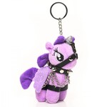 XR Brands Master Series Raven Plum Bondage Pony Keychain - Purple