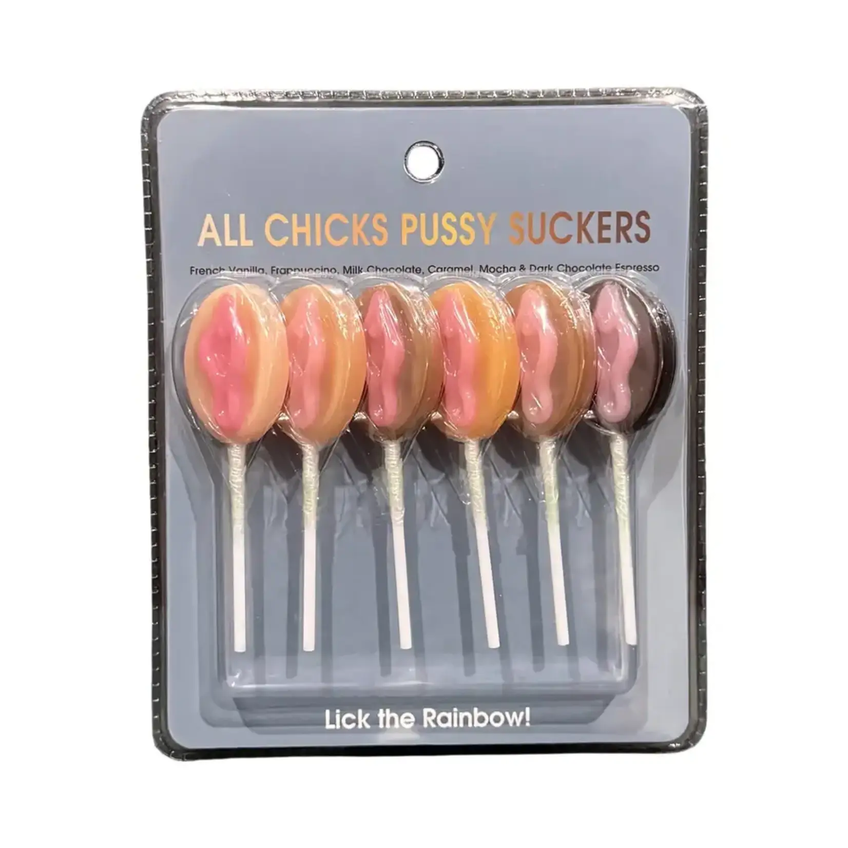 Kheper Games All Chicks Pussy Suckers (6 Pack) - Assorted Flavors